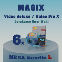 MEGA Lernkurs-Bundle L - MAGIX Video deluxe + MAGIX Video Pro X