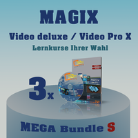 MEGA Lernkurs-Bundle S - MAGIX Video deluxe + MAGIX Video Pro X