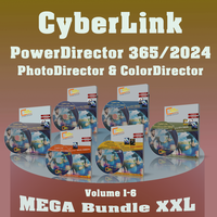 MEGA Lernkurs-Bundle CyberLink PD365/2024 XXL
