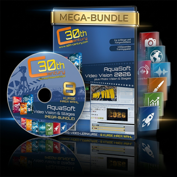 Preview: MEGA Lernkurs-Bundle für AquaSoft Video Vision / Stages