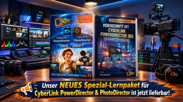 Spezial Paket für CyberLink PowerDirector & PhotoDirector (Das Buch + Lernkurs Volume 11)
