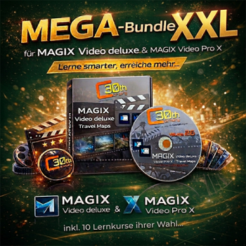 MEGA Lernkurs-Bundle XXL - MAGIX Video deluxe + MAGIX Video Pro X