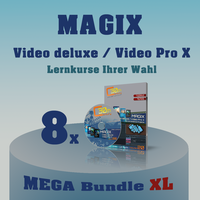 MEGA Lernkurs-Bundle XL - MAGIX Video deluxe + MAGIX Video Pro X