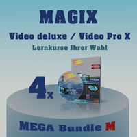 MEGA Lernkurs-Bundle M - MAGIX Video deluxe + MAGIX Video Pro X
