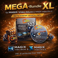 MEGA Lernkurs-Bundle XL - MAGIX Video deluxe + MAGIX Video Pro X