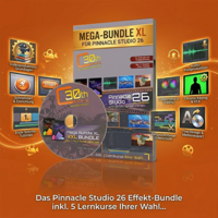 MEGA Lernkurs-Bundle Pinnacle Studio 26 XL