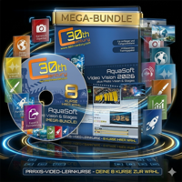 MEGA Lernkurs-Bundle für AquaSoft Video Vision / Stages